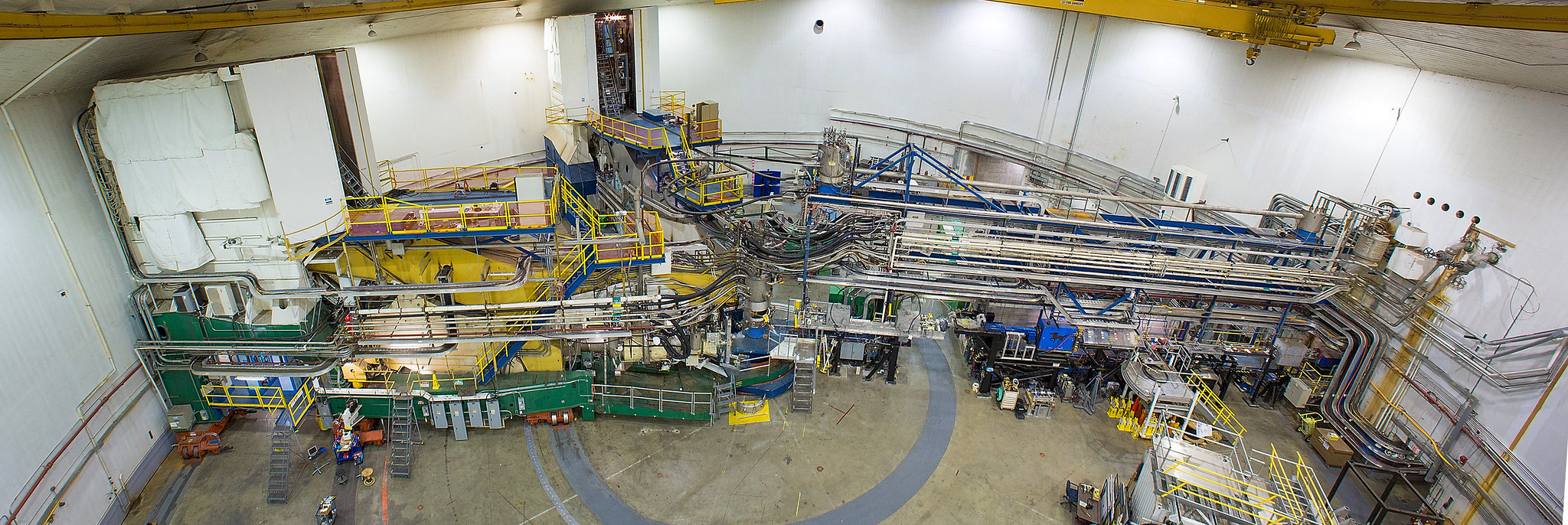 Jefferson Lab's Experimental Hall A, where the MARATHON experiment was carried out.