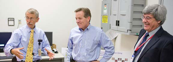 Virginia Delegate Chris Jones Visits JLab