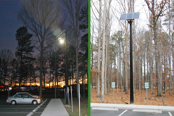 solar-powered light