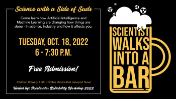 Scientist Walks Into a Bar Poster