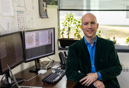 Mark Macrae Dalton in his office