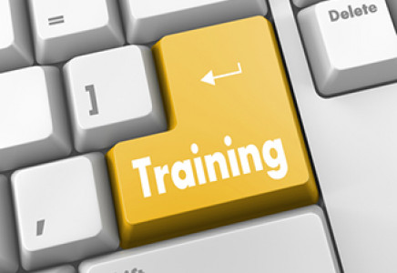 Keyboard image with Training key