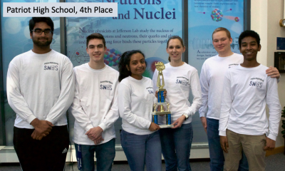 2019 Va. Regional HS Science Bowl 4th place team