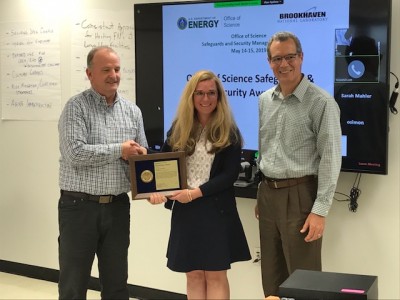 Shauna Canella accepting award