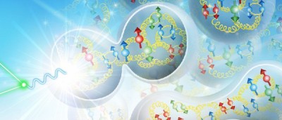 Artist's conception of quarks and gluons inside protons/neutrons