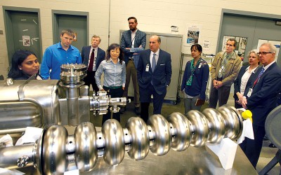 Department of Energy Under Secretary for Science Paul Dabbar visited Jefferson Lab