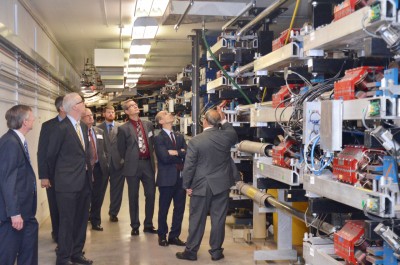 Group tour of CEBAF Accelerator