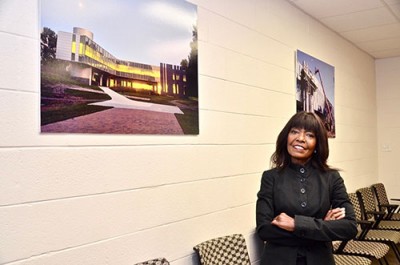 Christine Snetter, an architect with Jefferson Lab’s Facilities Management and Logistics department